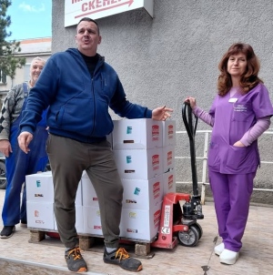 Голямо дарение от козунаци и козуначени изделия получи горнооряховската болница