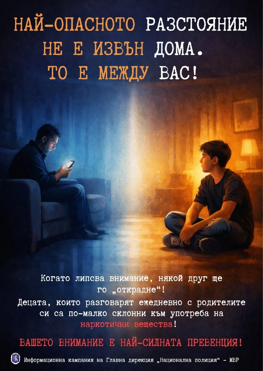 Община Свищов в подкрепа на националната превантивна кампания „Най-опасното разстояние не е извън дома, то е между вас!“