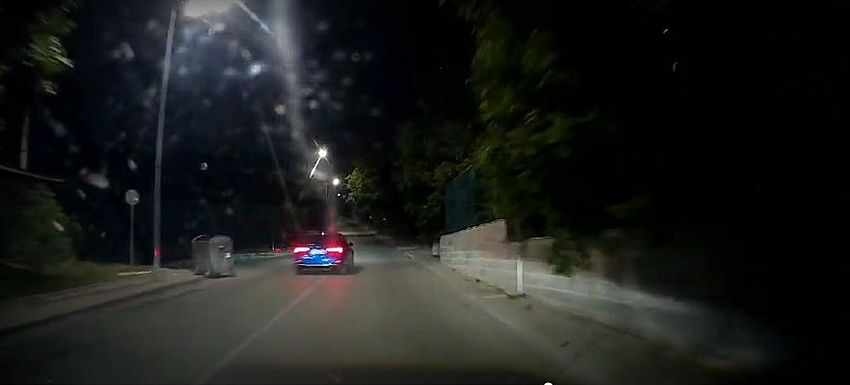 Джигит прелетя с бясна скорост край Велико Търново, колата е редовен участник в незаконни гонки (ВИДЕО)