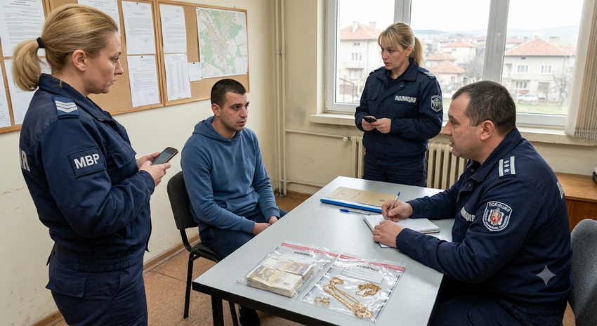 Разкриха кражба на пари и злато в Долна Липница