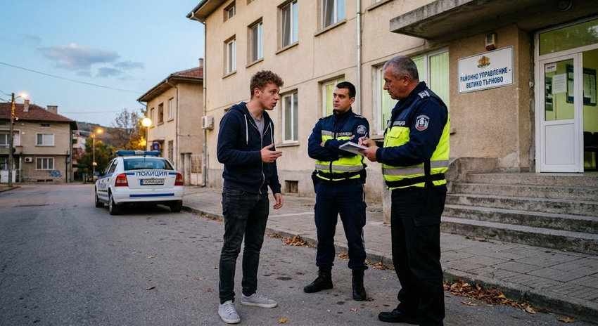 18-годишен софиянец отнесе 250 евро глоба за оскърбление на полицаи във Велико Търново