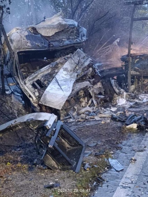 Автобус с пътници и два камиона се запалиха след катастрофа на пътя Русе-София, има двама загинали (СНИМКИ)